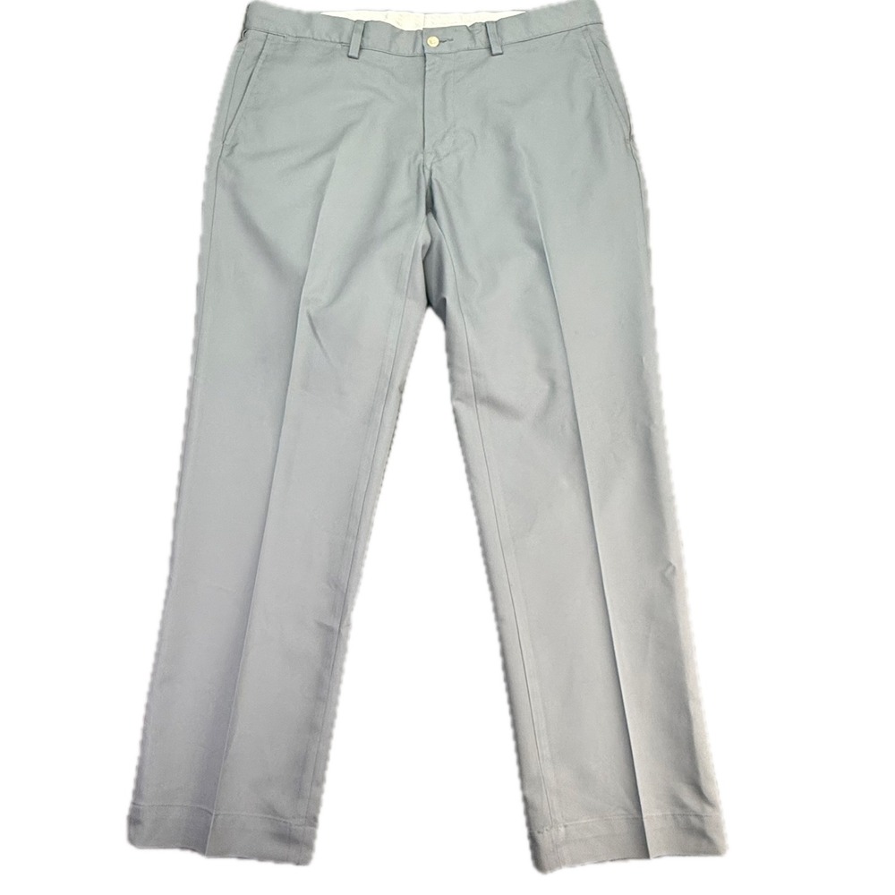 Polo Ralph Lauren Pants Mens 36/30 Grey Slim Fit Polyester Trousers 4156